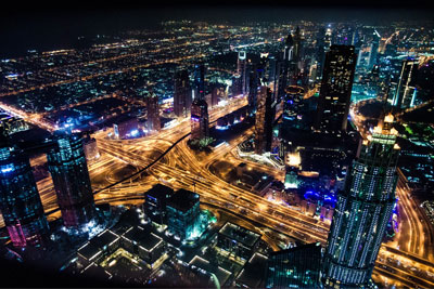 Dubai Night View | 14 Days Uae Visit Services